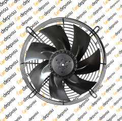 JASON FAN FJ2E-250.FG.V  250mm  230V AC EMİŞLİ METAL KANATLI KORUMA TELLİ SOĞUTMA FANI