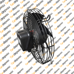 JASON FAN FJ2E-250.FG.V  250mm  230V AC EMİŞLİ METAL KANATLI KORUMA TELLİ SOĞUTMA FANI