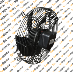 JASON FAN FJ4E-350.FG.A  350mm 230V AC ÜFLEME METAL KANATLI KORUMA TELLİ SOĞUTMA FANI