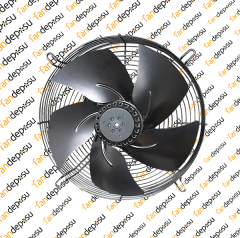JASON FAN FJ4E-350.FG.A  350mm 230V AC ÜFLEME METAL KANATLI KORUMA TELLİ SOĞUTMA FANI