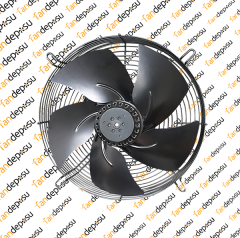 JASON FAN FJ4E-350.FG.V 350mm 230V AC EMİŞLİ METAL KANATLI KORUMA TELLİ SOĞUTMA FANI