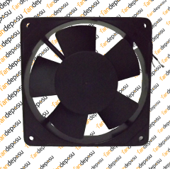 JASON FAN FJ12021AS  120x120x25mm 115V AC METAL KASA PLASTİK KANAT KABLOLU YATAKLI FAN