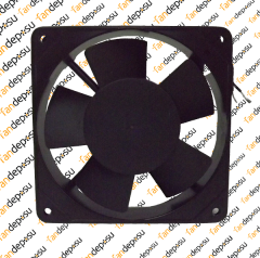JASON FAN FJ12021AS  120x120x25mm 115V AC METAL KASA PLASTİK KANAT KABLOLU YATAKLI FAN