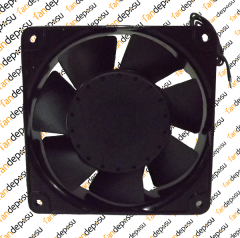 JASON FAN FJ120302AB   120x120x38mm KABLOLU 24V AC METAL KASA PLASTİK KANAT RULMANLI FAN