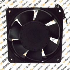 JASON FAN FJ120302AB   120x120x38mm KABLOLU 24V AC METAL KASA PLASTİK KANAT RULMANLI FAN