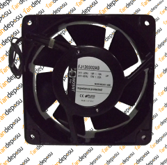 JASON FAN FJ120302AB   120x120x38mm KABLOLU 24V AC METAL KASA PLASTİK KANAT RULMANLI FAN