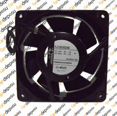 JASON FAN FJ120302AB   120x120x38mm KABLOLU 24V AC METAL KASA PLASTİK KANAT RULMANLI FAN