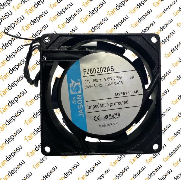 JASON FAN FJ80202AS   80x80x25mm KABLOLU 24V AC RULMANLI FAN