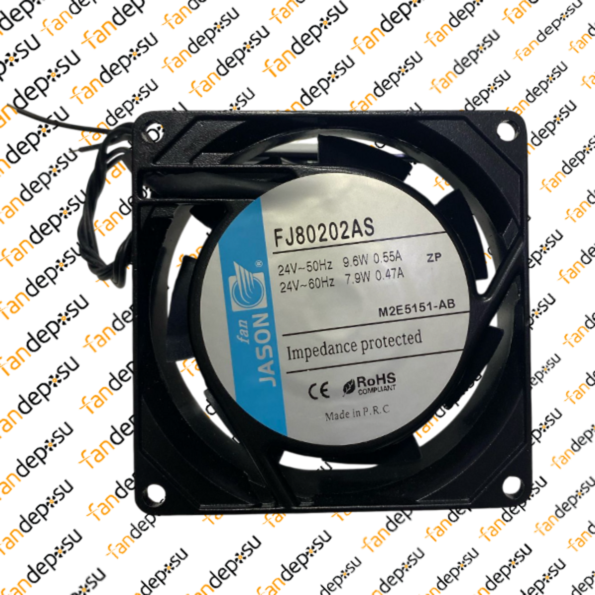 JASON FAN FJ80202AS   80x80x25mm KABLOLU 24V AC RULMANLI FAN