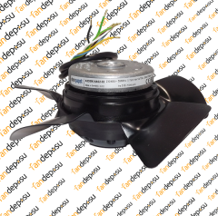EBMPAPST A2D200-AA02-02  230V AC TRİFAZE METAL KANAT ÜFLEME FAN