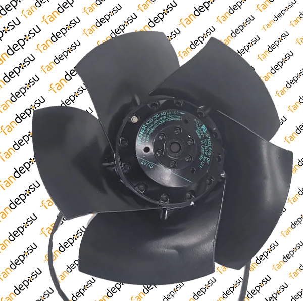 EBMPAPST A2D250-AD26-05  380/400V AC TRİFAZE METAL KANAT EMİŞLİ FAN