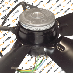 EBMPAPST A2D300-AD02-02  380/400V AC TRİFAZE METAL KANAT ÜFLEME FAN