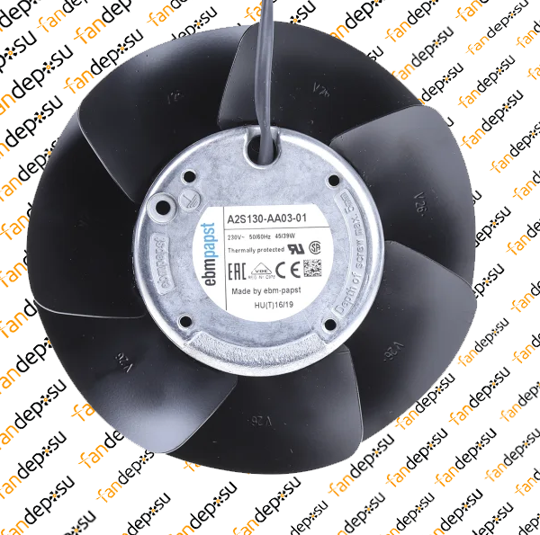 EBMPAPST A2S130-AA03-01  230V AC MONAFAZE METAL KANAT EMİŞ FAN