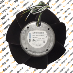 EBMPAPST A2S130-AA03-39  230V AC 4 KABLOLU MONAFAZE METAL KANAT EMİŞ FAN