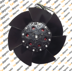 EBMPAPST A2S130-AA03-39  230V AC 4 KABLOLU MONAFAZE METAL KANAT EMİŞ FAN