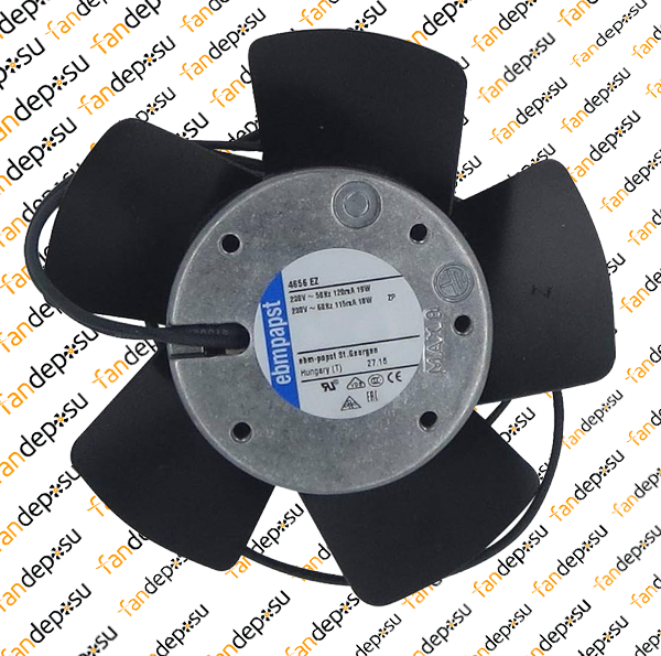 4656EZ  230V AC EBMPAPST MONAFAZE 2 KABLOLU METAL KANAT EMİŞ FAN
