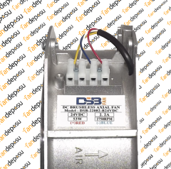 FANDE-22082-B24V-DC FAN 225X225X80mm METAL KANAT METAL KASA FAN | EBMPAPST W1G200-HH77-52 KODLU ÜRÜNE MUADİLDİR.