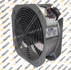 FANDE-22082-B24V-DC FAN 225X225X80mm METAL KANAT METAL KASA KARE FAN