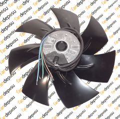 JASON FAN FJ2E-250.A  250x73mm 230V AC  METAL KANAT KABLOLU RULMANLI ÜFLEME FAN