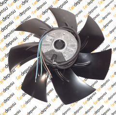 JASON FAN FJ2E-250.V 250x73mm 230V AC METAL KASA METAL KANAT KABLOLU RULMANLI EMİŞ FAN