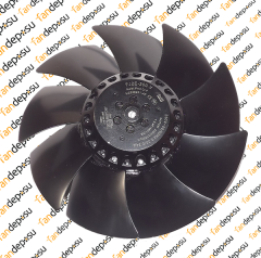 JASON FAN FJ2E-200.A 200x63mm 230V AC METAL KASA METAL KANAT KABLOLU RULMANLI ÜFLEME FAN
