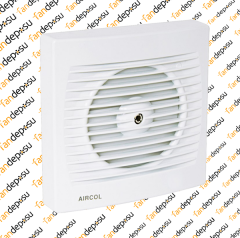 AİRCOL 120 OP 220V AC 20 WATT PLASTİK BANYO OTOMATİK PANJURLU ASPİRATÖR