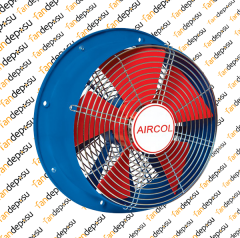 AİRCOL S 300 220V AC 76 WATT PLASTİK GÖVDE AKSİYEL FAN