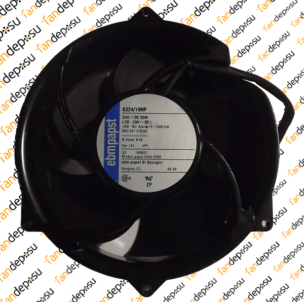 EBMPAPST 6324/19HP  24V DC  170x170x51mm METAL KASA PLASTİK KANAT FAN