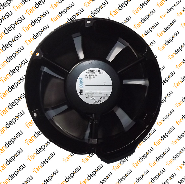 EBMPAPST 6224N  24V DC  172x172x51mm METAL KASA PLASTİK KANAT