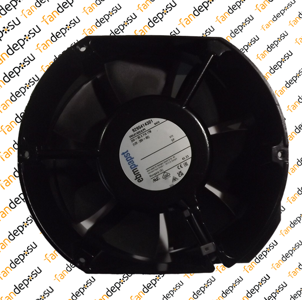 EBMPAPST 6424  24V DC  172x150x51mm  METAL KASA PLASTİK KANAT FAN