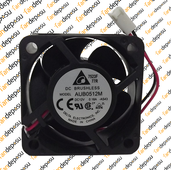 DELTA AUB0512M  50x50x25mm 12V DC 0.18A  PLASTİK KASA PLASTİK KANAT FAN