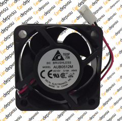DELTA AUB0512M  50x50x25mm 12V DC 0.18A  PLASTİK KASA PLASTİK KANAT FAN
