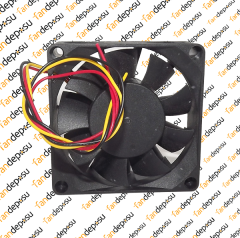 ORION 7025H12BXL1  70x70x25mm  12V DC  0.30A  PLASTİK KASA PLASTİK KANAT FAN