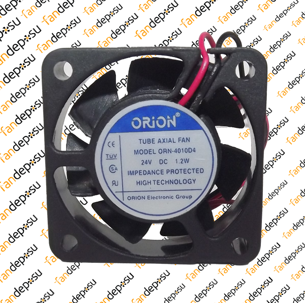 ORION ORN-4010D4  40x40x10mm  24V DC 1.2W  PLASTİK KASA PLASTİK KANAT FAN