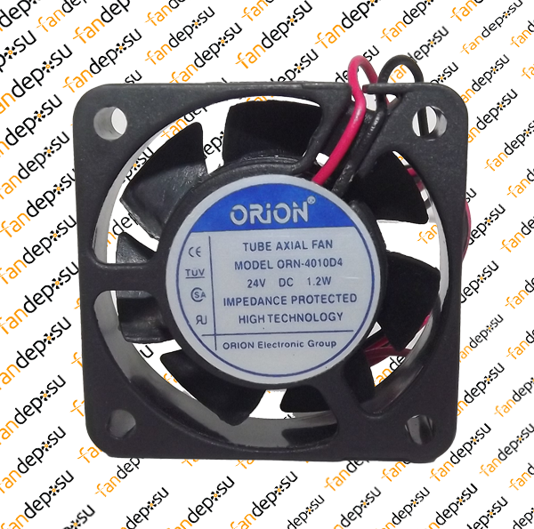 ORION ORN-4010D4  40x40x10mm  24V DC 1.2W  PLASTİK KASA PLASTİK KANAT FAN