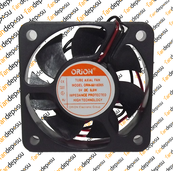 ORION ORN-5010D05  50x50x10mm  5V DC  0.5W  PLASTİK KASA PLASTİK KANAT FAN