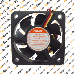ORION ORN-5010YD2  50x50x10mm  12V DC  1.14W  PLASTİK KASA PLASTİK KANAT FAN
