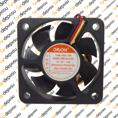 ORION ORN-5010YD2  50x50x10mm  12V DC  1.14W  PLASTİK KASA PLASTİK KANAT FAN