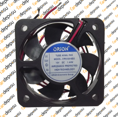 ORION ORN-5010D2  50x50x10mm 12V DC 1.44W  PLASTİK KASA PLASTİK KANAT FAN
