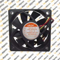 ORION ORN-6015YD2  60x60x15mm  12V DC 1.8W PLASTİK KASA PLASTİK KANAT FAN