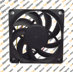 BİSEN BDB7015H12  70x70x15mm  12V DC 0.18A  PLASTİK KASA PLASTİK KANAT FAN