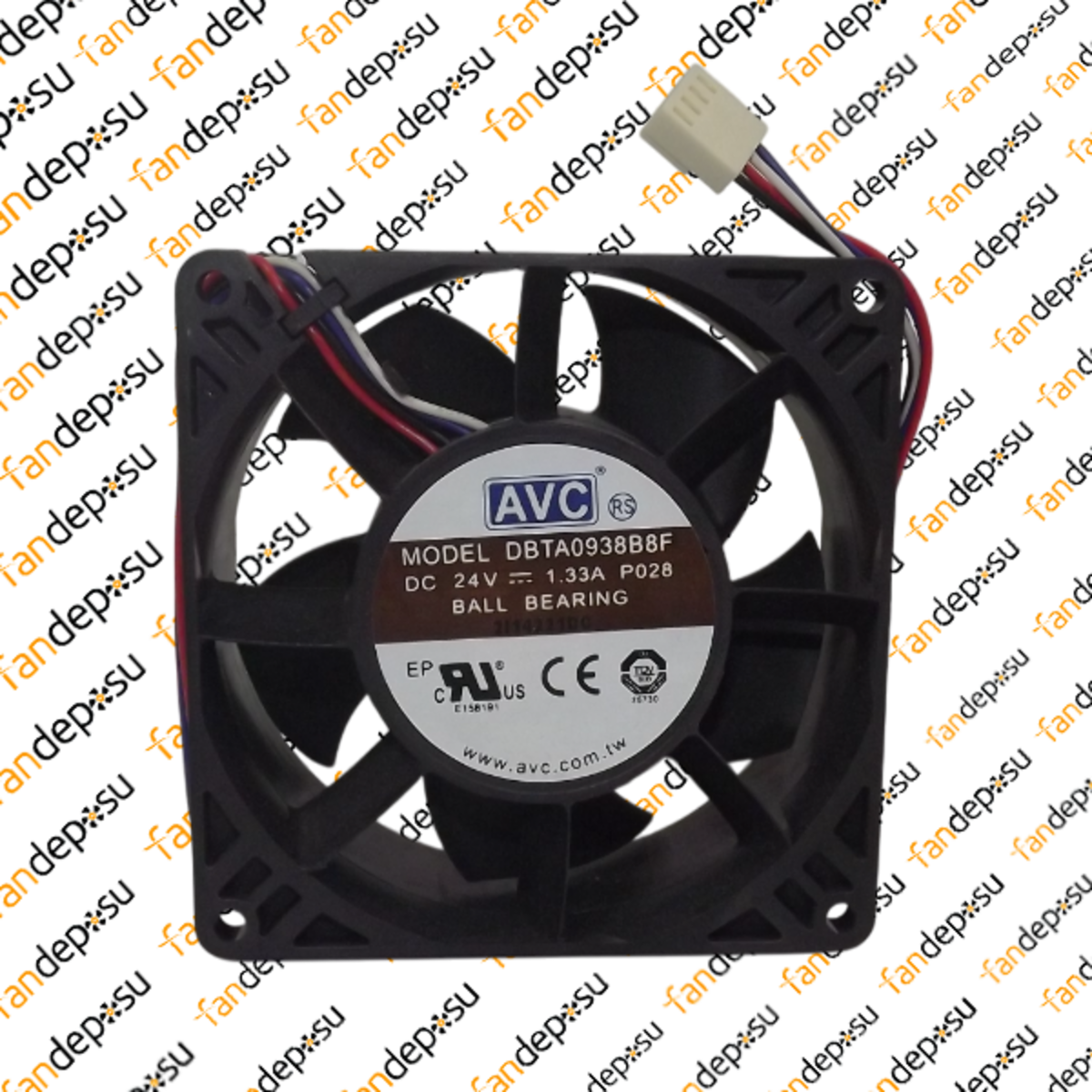 AVC DBTA0938B8F  92x92x38mm  24V DC  1.33A  PLASTİK KASA PLASTİK KANAT FAN