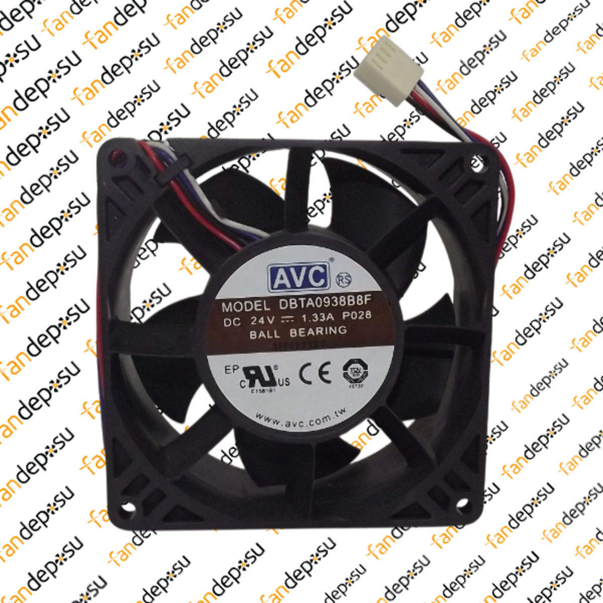 AVC DBTA0938B8F  92x92x38mm  24V DC  1.33A  PLASTİK KASA PLASTİK KANAT FAN