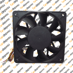 BİSEN BDB1238M24  120x120x38mm  24V DC 0.85A  PLASTİK KASA PLASTİK KANAT FAN