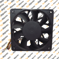 BİSEN BDB1238M24  120x120x38mm  24V DC 0.85A  PLASTİK KASA PLASTİK KANAT FAN