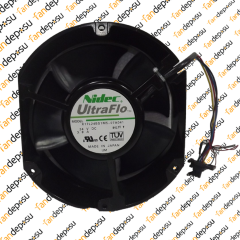 NİDEC X17L24BS1M5-07A041    172x150x51mm  24V DC 3.8A  METAL KASA PLASTİK KANAT FAN