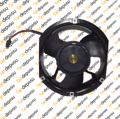 NİDEC X17L50BS2M3-07   172x150x51mm  50V DC  3.12A  METAL KASA PLASTİK KANAT FAN