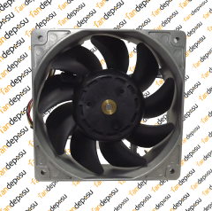 SANYO DENKİ SAN ACE 9SG1212P1G06   120x120x38mm  12V DC 4.00A  METAL KASA PLASTİK KANAT FAN