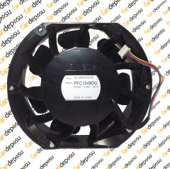 DELTA PFC1548DG   172x150x50mm  48V DC  2A  METAL KASA PLASTİK KANAT FAN