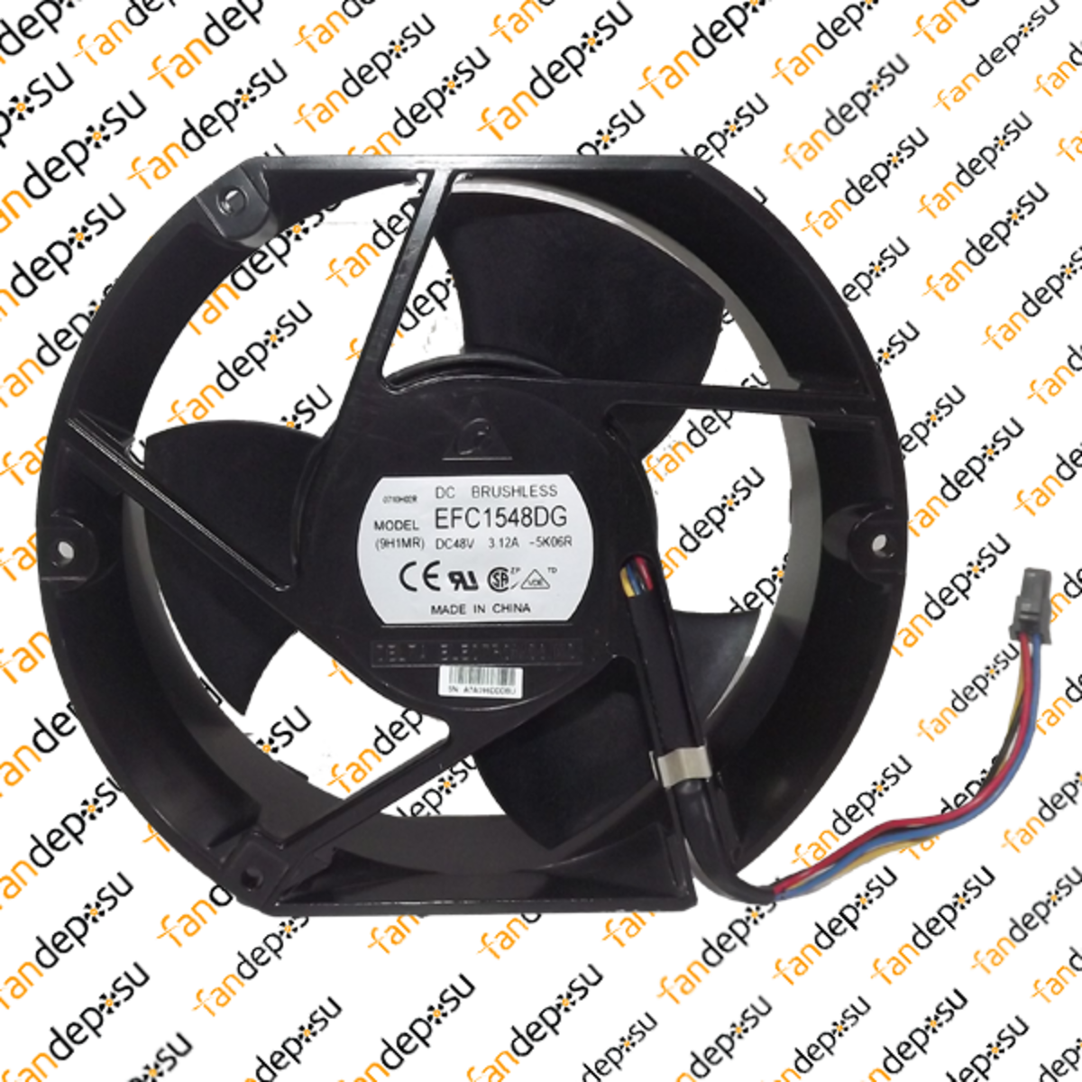 DELTA EFC1548DG  172x150x50mm  48V DC  3.12A  METAL KASA PLASTİK KANAT FAN